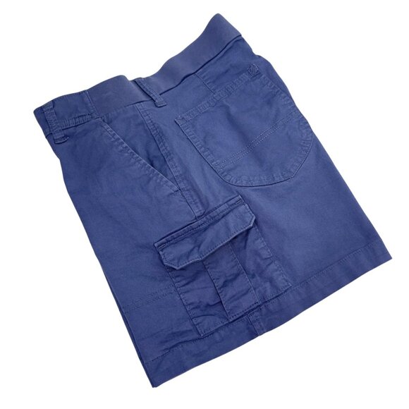 Lee Women SZ 4M Cargo Mid Rise Short -Dusty Blue Comfy Waistband - Picture 10 of 12